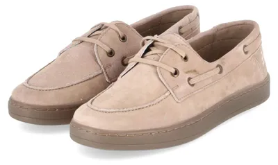 Produktbild von Bullboxer Damen Bootsschuhe Beige Leder Größe: 38