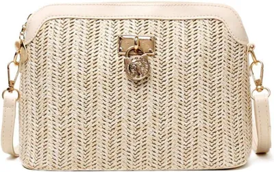 Produktbild von Trendige, gewebte Strohhandtasche für Damen