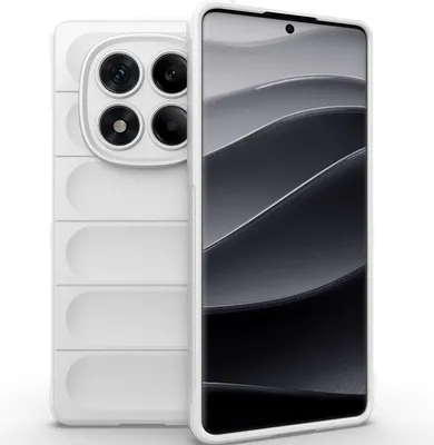 Produktbild von Handyhülle für Xiaomi Redmi Note 14 Pro 4G Weich TPU Silikon Stossfest Anti-rutsch Hülle Weiß
