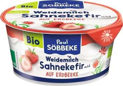 Obrázok produktu pre KRÉMOVÝ KEFÍR SJAHODAMI 150 g - SOBBEKE