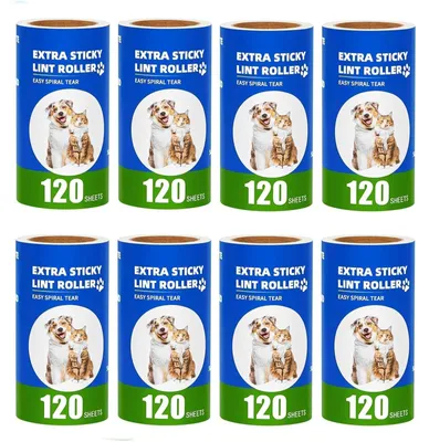 Fusselrolle 10er-Pack, 960 Blatt, 10 cm breit, ohne Griff