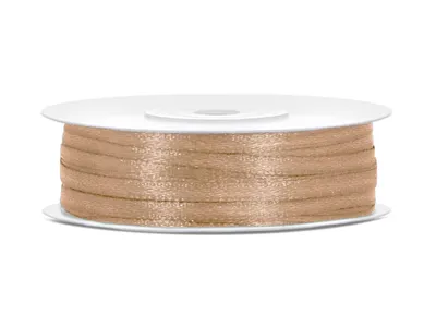Obrázek produktu pro Wstążka satynowa 3 mm x 50 m Kremowa