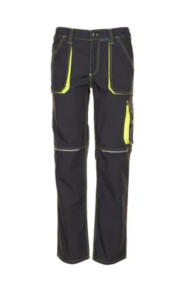 Zdjęcie produktu dla Spodnie Planam Basalt Neon, model Bundhose, kolor antracyt/żółty, rozmiar 58, numer artykułu: 6220058