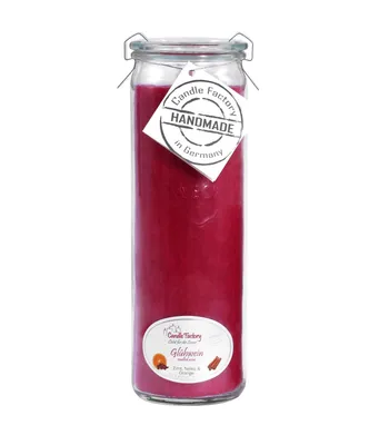 Produktbild von Candle Factory Big Jumbo, Zylinder, Rot, Zimt, Gewürznelke, Orange, 100 h, 1 Stück(e)