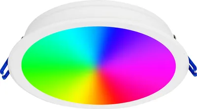 Produktbild von SYLVANIA Smart LED Einbaustrahler Ø 166 mm | 16 Mio. Farben + Warm - Tageslichtweiß | dimmbare Einbauleuchte | 1500lm | Deckenspot kompatibel mit App, Alexa, Siri