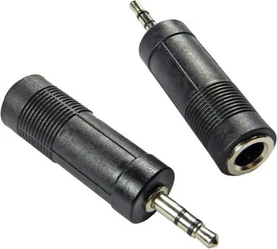 Obrázek produktu pro keepdrum ADA074 Adaptér 6,35 mm jack na 3,5 mm jack konektor 2 kusy