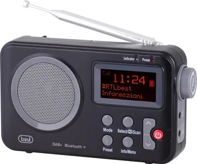 Immagine prodotto di Trevi DAB7F80 Radio Portatile Dab 7f80 Bt Nero Grigio