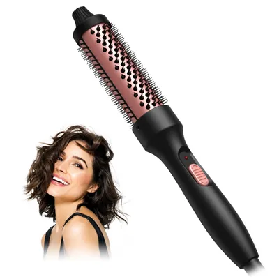 Produktbild von Thermal Brush 3 in 1, Thermobürste Wärmebürste 32mm für Locken und Glätten, Rundbürste Thermische Bürste 200℃, Lockenbürste für Reise Styling, Styling