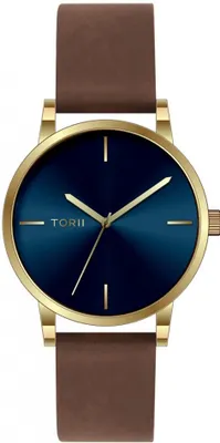 Produktbild von Die Herrenuhr TORII G41CL.N4 in klassischem Marineblau.