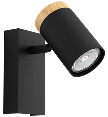 Productafbeelding van EGLO CARTAGENA, Verzonken, Cilindrisch, 1 lamp, GU10, 3000 K, Zwart, Bruin