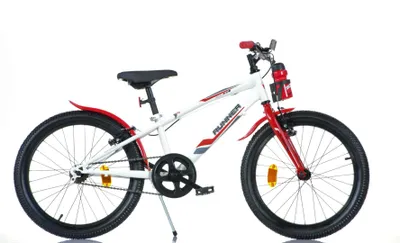 Immagine prodotto di F.lli Schiano Sch Runner 20" - Bicicletta Per Bambini (6-10 Anni), Ruote 20", Telaio Acciaio, Con Accessori - Colore Rosso