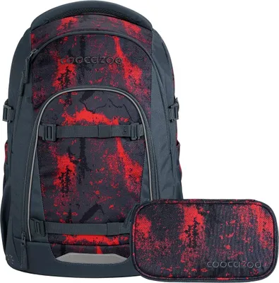 Produktbild von Coocazoo Mate Broken Black Schulrucksack Set 2tlg.