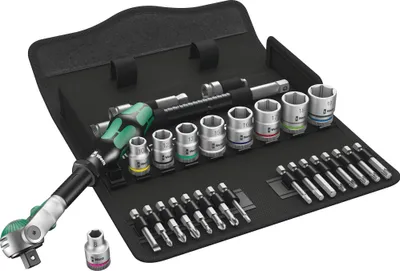 Immagine prodotto di Set di cricchetti Wera 8100 SB 6 Zyklop Speed, attacco 3/8, metro