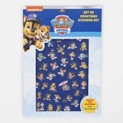 Obrázok produktu pre Sada nálepiek Paw Patrol 300 ks. Priatelia nálepky deti