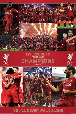 Obrázok produktu pre Liverpool FC – Víťazná sezóna – 61 x 91,5 cm – plagát