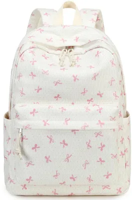 Produktbild von Schulrucksack für Mädchen mit großen Büchertaschen, groß, rosa, leichte Laptop-Tasche