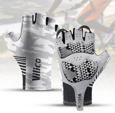 Produktbild von Professionelle Fahrrad-Handschuhe L Größe schokabsorberend Antislip