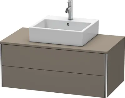 Produktbild von Waschtischunterbau XSQUARE 400x1000x548mm flannel grey seidenmatt 400 x 1000 x 548 mm flannel grey seidenmatt