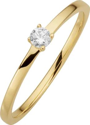 Produktbild von Orolino Ring 585/- Gold gelb 060 (19,1) Brillant weiß 067370204-1