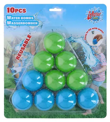Produktbild von Wiederverwendbare Wasserballons – 10 Stück