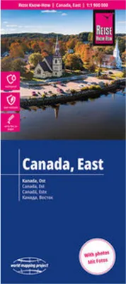 Imagen del producto de Mapa turístico de Canadá, región este (escala 1:1.900.000)