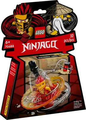 Produktbild von LEGO 70688 NINJAGO Kais Spinjitzu-Ninjatraining mit Ninja Spinner und Kai-Minifigur