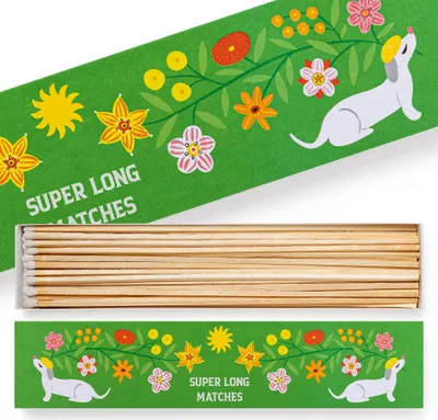 Immagine prodotto di ARCHIVIST Super Long Doggy - Scatola di Fiammiferi Extra Lunghi Decorativa