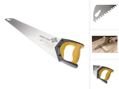 Immagine prodotto di FORTE Tools 45 cm 7 TPI Premium Handsaw, sega classica con impugnatura ergonomica in gomma, sega per legno, plastica, ecc. con denti continui  Sweden (000051083441)