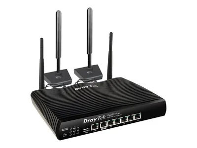 Produktbild von DrayTek Vigor 2927L, Ethernet/LAN, 4G, Schwarz, Tabletop-Router