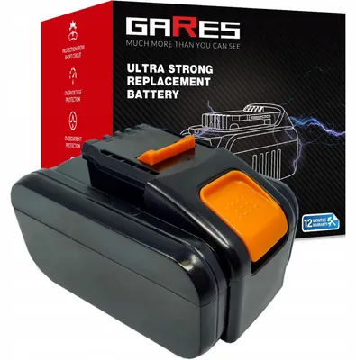 Obrázek produktu pro GARES Akumulátor Baterie pro Worx WA3551 WG259E.9 20V | 20 V  | Zesílená série High-Performance | Vysoký výkon |