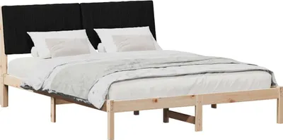 Obrázok produktu pre Rám postele Hnedá 135 x 190 cm Masívne borovicové drevo