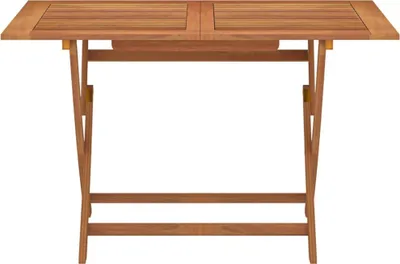 Immagine prodotto di Tavolo Giardino Pieghevole 120x70x75cm Legno Massello Eucalipto