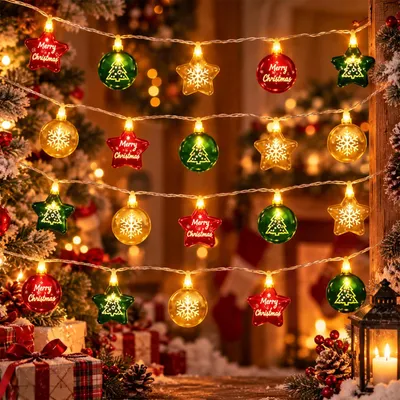 Lichterkette 20 warmweiße LEDs 3 m batteriebetrieben Timer