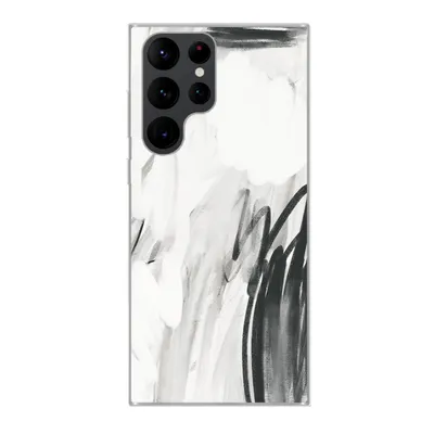 Produktbild von MuchoWow® Handyhülle Schutzhülle Hülle für Samsung Galaxy S22 Ultra Kunst - Schwarz - Weiß - Abstrakt Silikon Softcase Handy Hülle - Abbildung