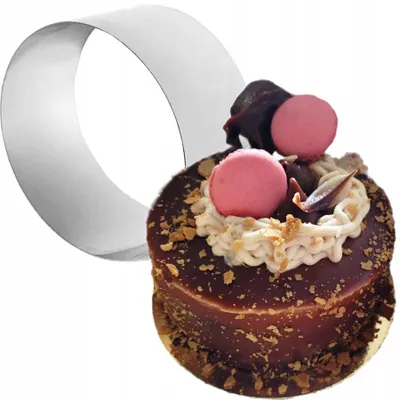 Produktbild von EkoForemki Kuchenring aus Edelstahl zum Formen 9 cm