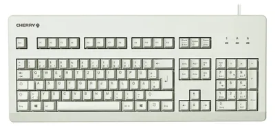 Zdjęcie produktu dla CHERRY G80-3000, Pełnowymiarowy (100%), Przewodowa, USB, QWERTY, Szary