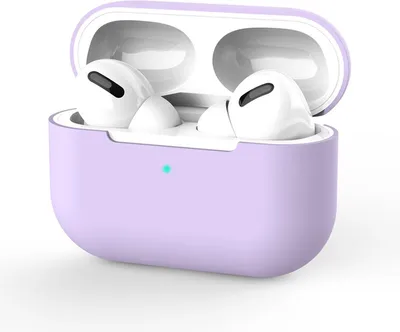 Image de Étui "Adapté" pour Apple AirPods – Compatible avec les AirPods 3 – Coque souple – Violet – Étui de protection