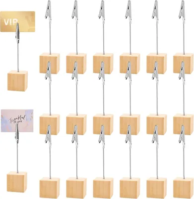 Image de Support pour photos - Lot de 20 - Bois - Design moderne