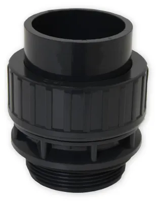 Produktbild von PVC Verschraubung mit O-Ring | Ø 50 mm | Klebemuffe 2" | AG | PN10 | grau