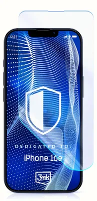 Obrázok produktu pre 3mk Hybridné sklo kompatibilné s Apple iPhone 16E/ iPhone 17E, FlexibleGlass Pro, Nebojácne sklo 7H, Posilnenie obrazovky 400 %, hrúbka 0,3 mm, Jednoduchá montáž