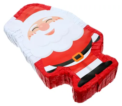 Produktbild von Weihnachtsmann-piñata-party-deko Hängende Piñata für Weihnachts-feste mit Süßigkeiten und Kleinen Geschenken Befüllbar Motto-party-dekoration und Foto-requisite