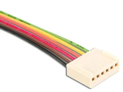 Produktbild von econ connect PS6, Buchsenleiste, Beige, Messing, Nylon, 20 mΩ, 250 V, 3 A