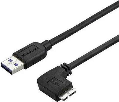 Obrázek produktu pro StarTech.com USB3AU1MRS, 1 m, USB A, Micro-USB B, USB 3.2 Gen 1 (3.1 Gen 1), Samec/samec, Černá