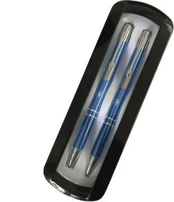 Produktbild von Chelsea FC - Stift und Bleistift Set, Wappen RD3622 (Einheitsgröße) (Blau)
