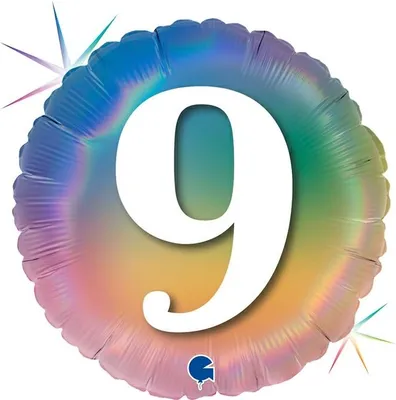 Produktbild von 18"/Ø45cm Folienballon "Happy Colourful Rainbow" | 9