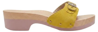 Produktbild von Damen Clogs Scholl Pescura Heel Matt Holzschuhe Leder 38
