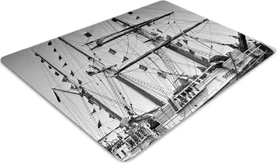Produktbild von Stuhlunterlage Bürostuhlunterlage 120 cm x 90 cm Bodenmatte Bürostuhlunterlage - Weinleseschiff