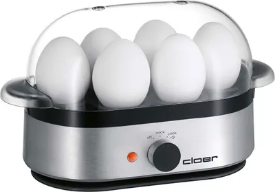 Obrázek produktu pro Cloer 6099, 6 vajec, Černá, Stříbrná, 110 mm, 230 mm, 135 mm