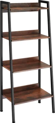 Produktbild von tectake® Leiterregal Chatham inklusive Kippschutz, 57,5 x 34 x 138 cm