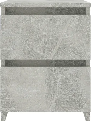 Produktbild von vidaXL Nachttische 2 Stk. Betongrau 30×30×40 cm Holzwerkstoff -  Nachttische